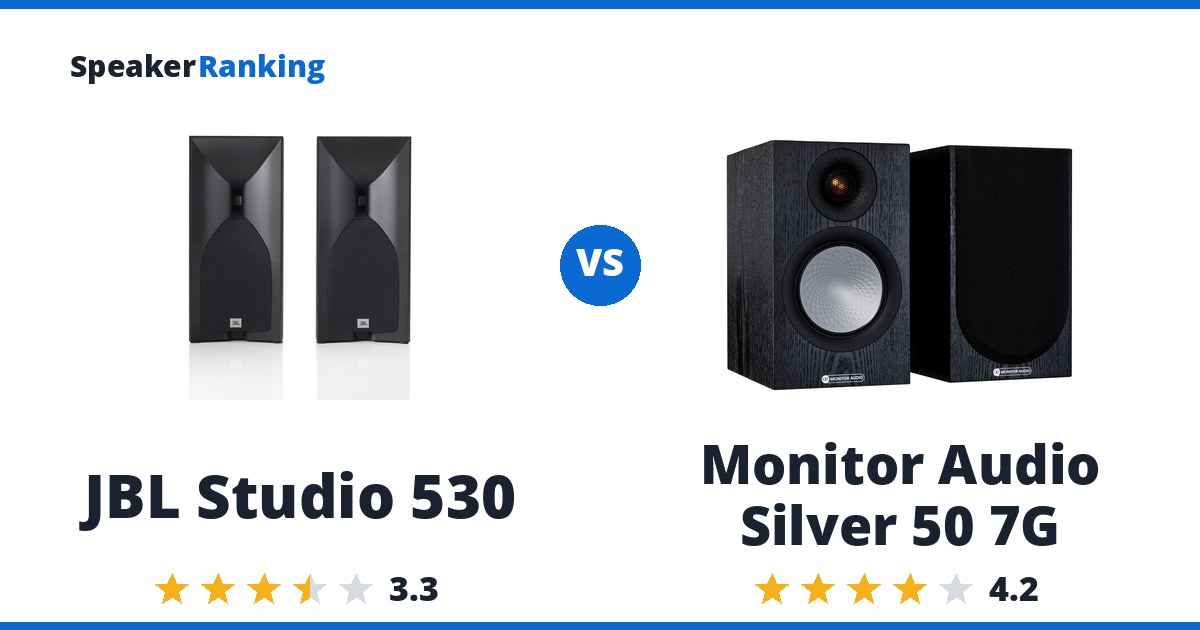 JBL Studio 530 vs Monitor Audio Silver 50 7G