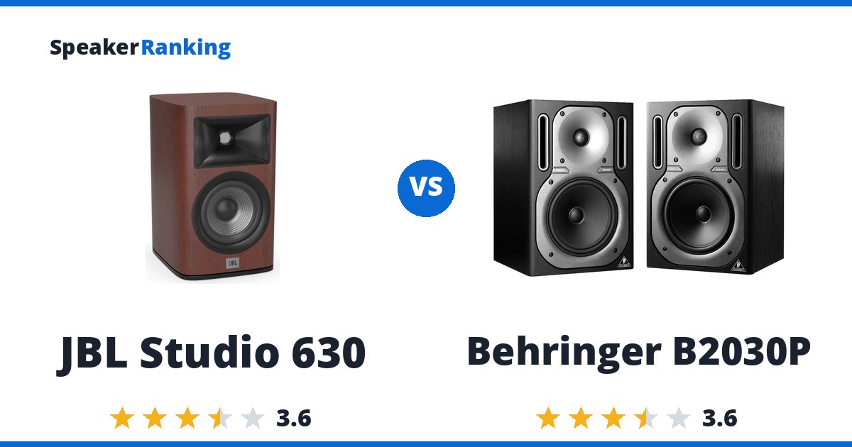 JBL Studio 630 vs Behringer B2030P