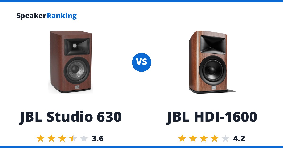 JBL Studio 630 vs JBL HDI-1600