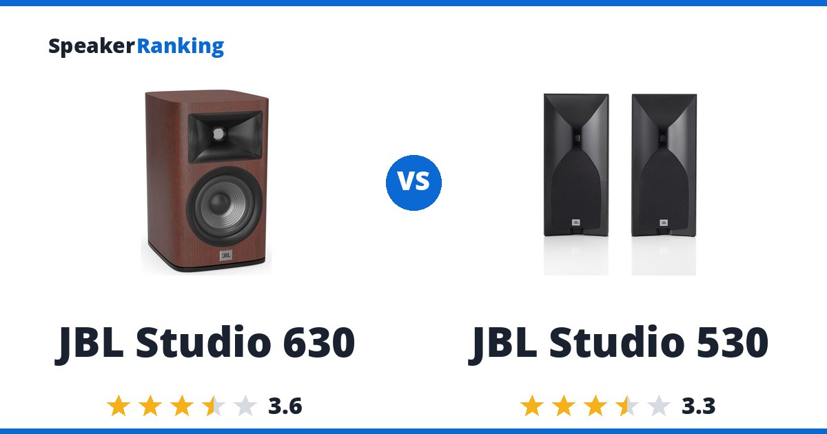 JBL Studio 630 vs JBL Studio 530