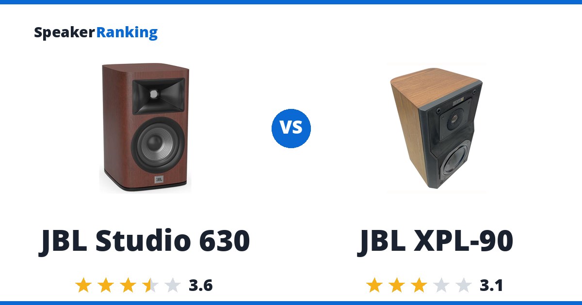 JBL Studio 630 vs JBL XPL-90