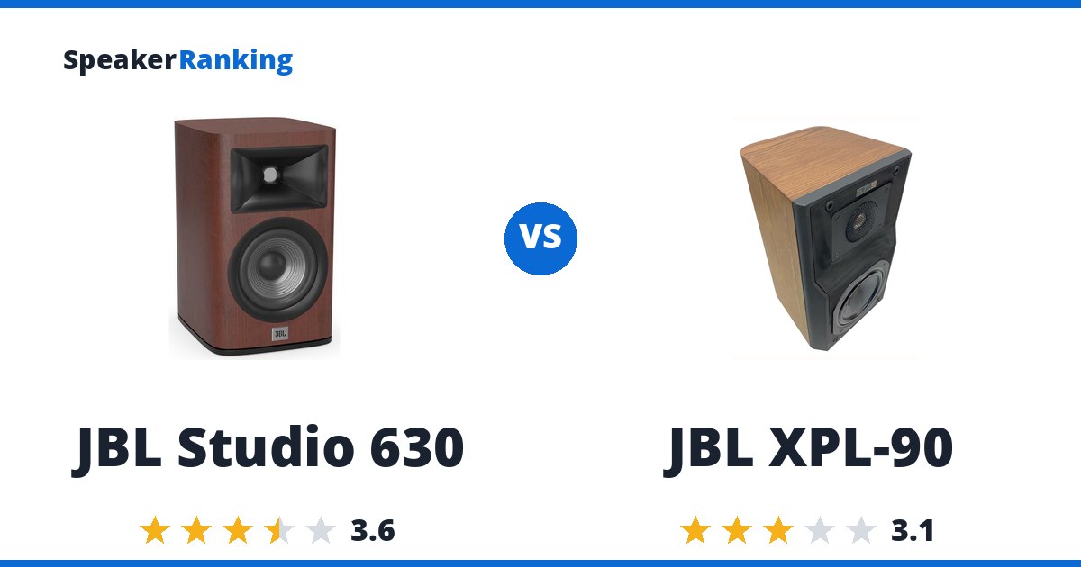 JBL Studio 630 vs JBL XPL-90