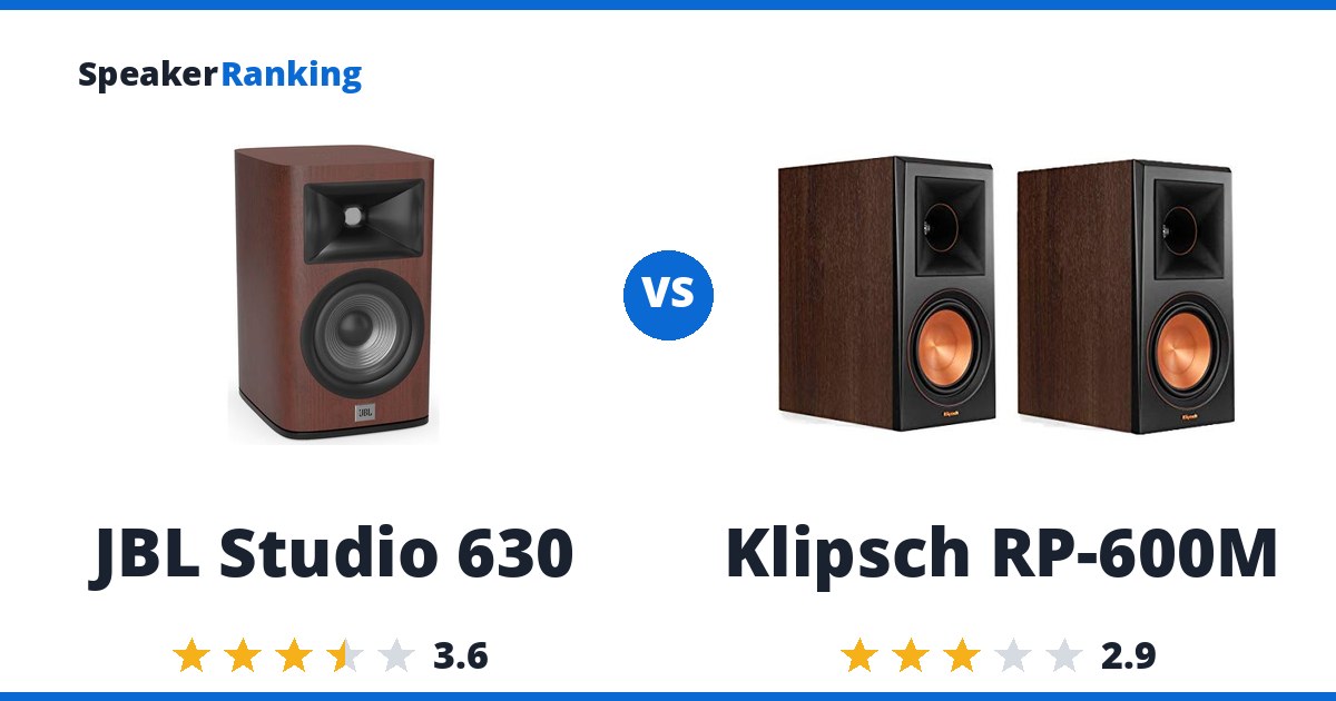 JBL Studio 630 vs Klipsch RP-600M
