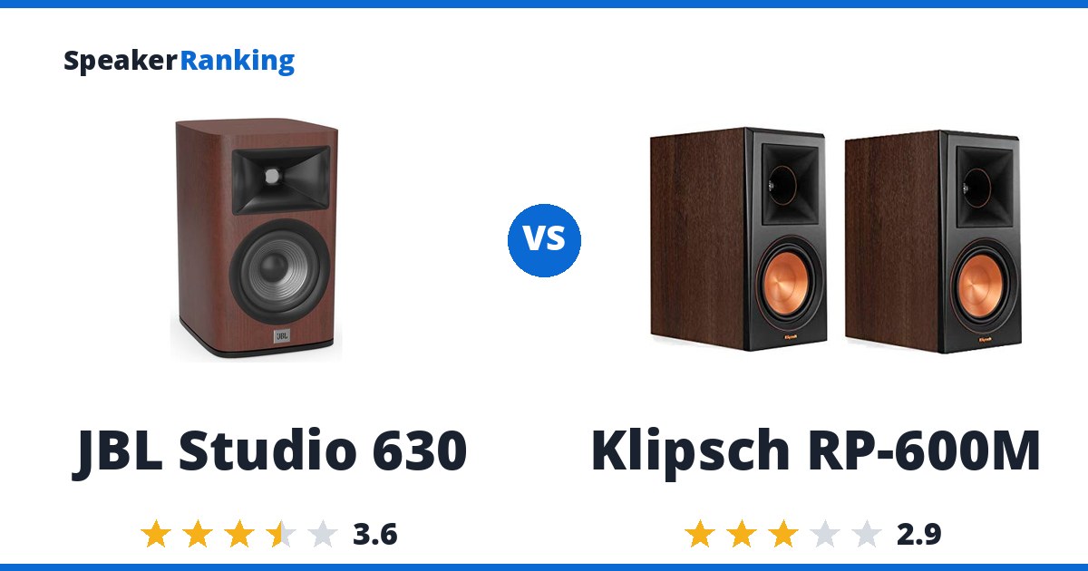 JBL Studio 630 vs Klipsch RP-600M