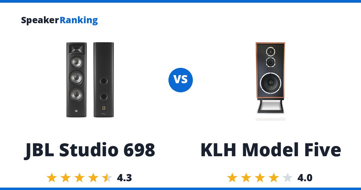 JBL Studio 698 vs KLH Model Five