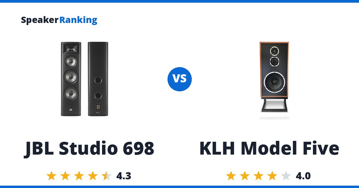 JBL Studio 698 vs KLH Model Five