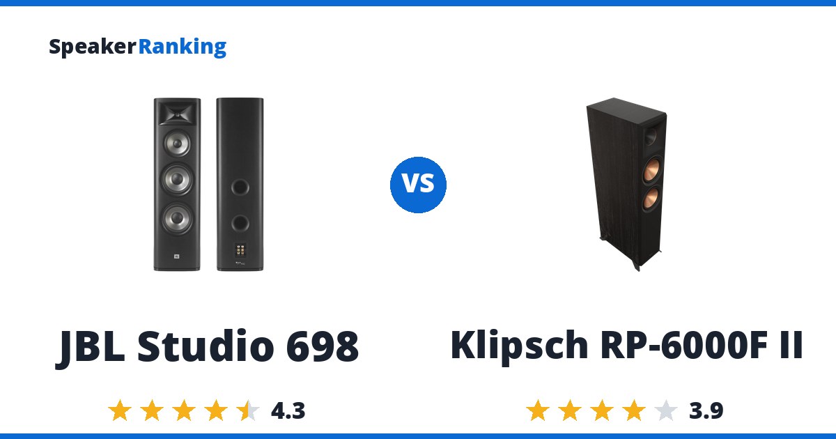 JBL Studio 698 vs Klipsch RP-6000F II