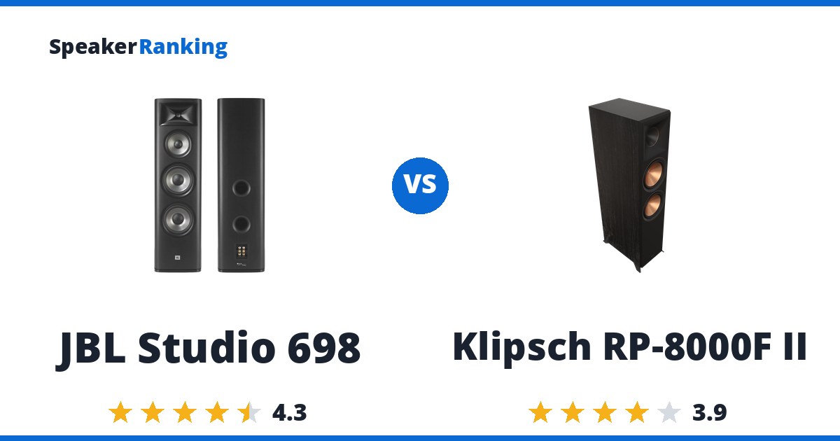 JBL Studio 698 vs Klipsch RP-8000F II