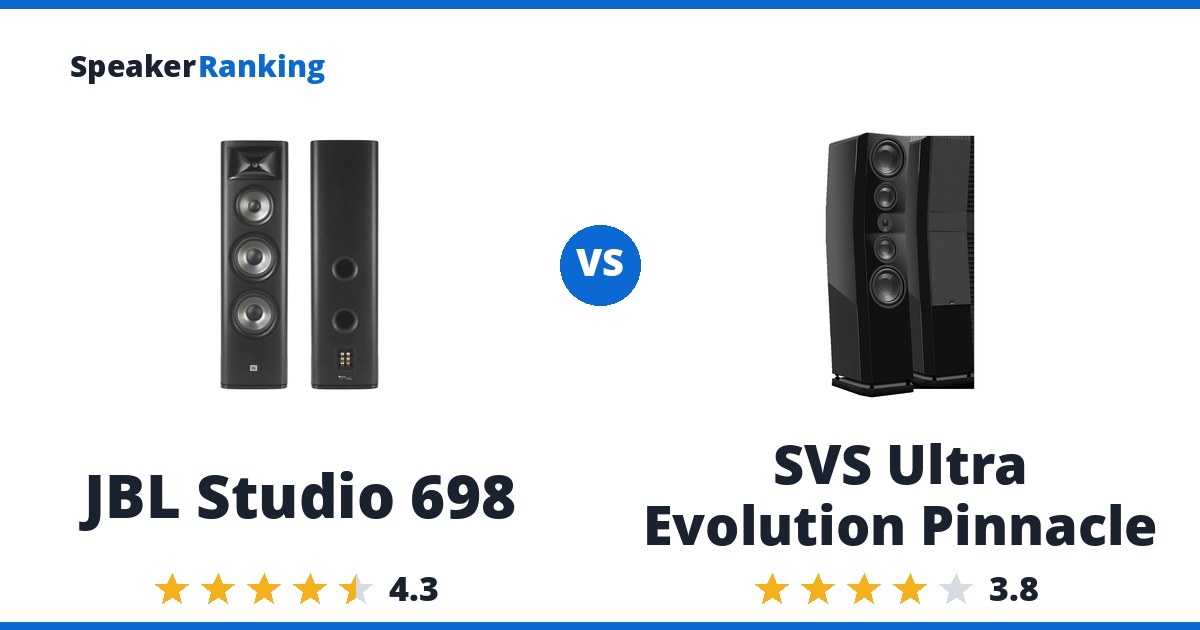 JBL Studio 698 vs SVS Ultra Evolution Pinnacle