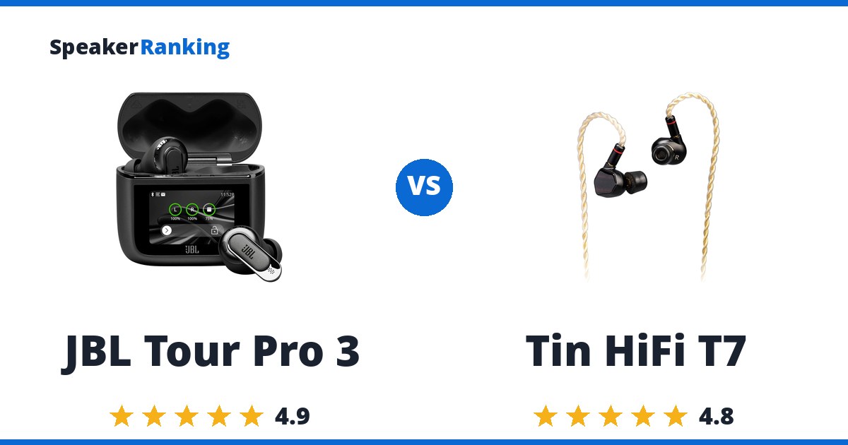 JBL Tour Pro 3 vs Tin HiFi T7