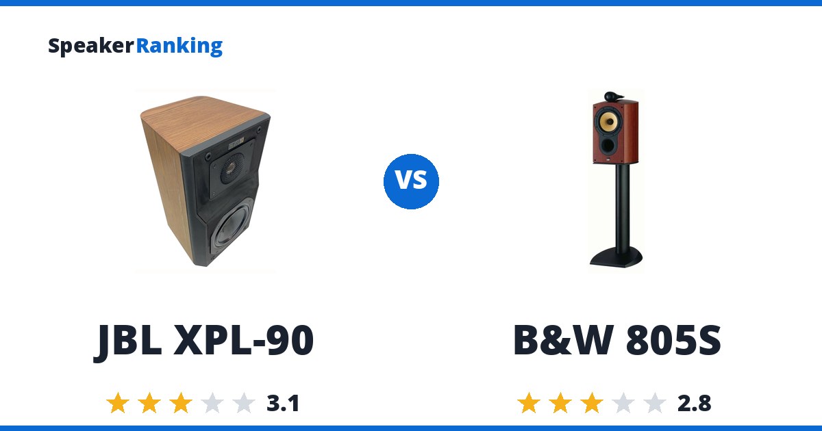 JBL XPL-90 vs B&W 805S