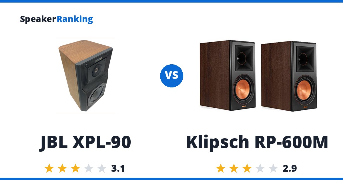 JBL XPL-90 vs Klipsch RP-600M
