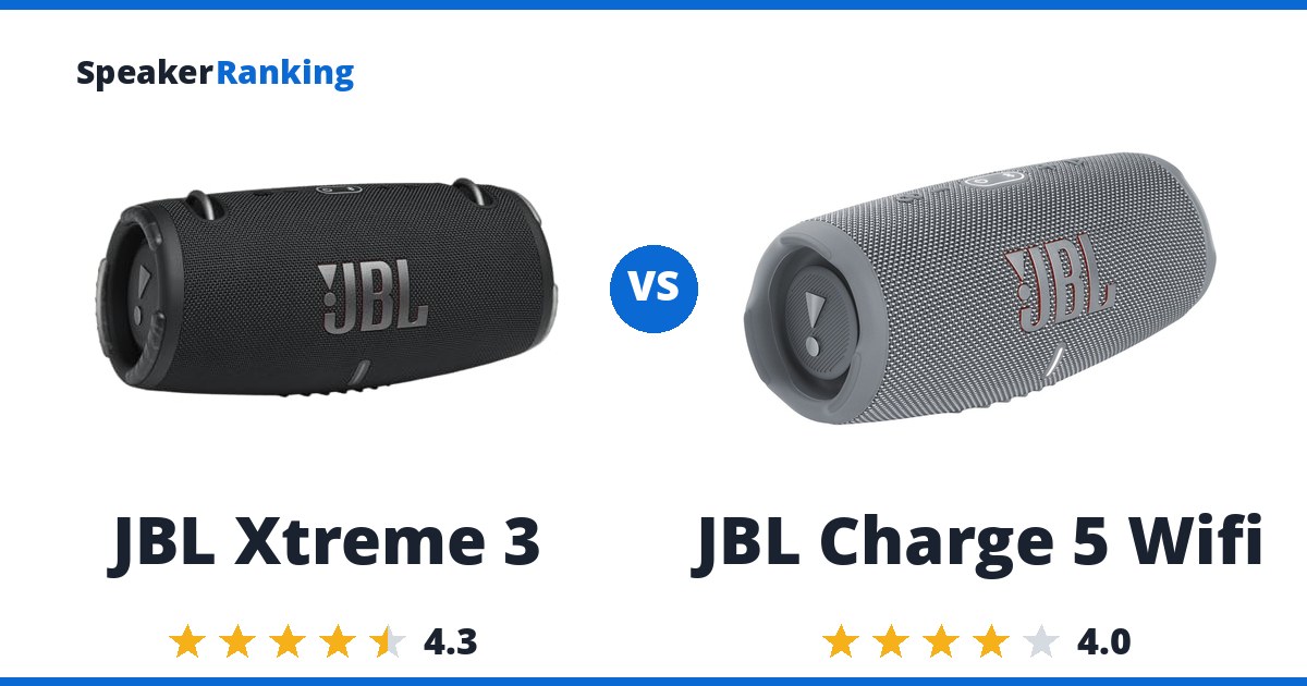 JBL Xtreme 3 vs JBL Charge 5 Wifi