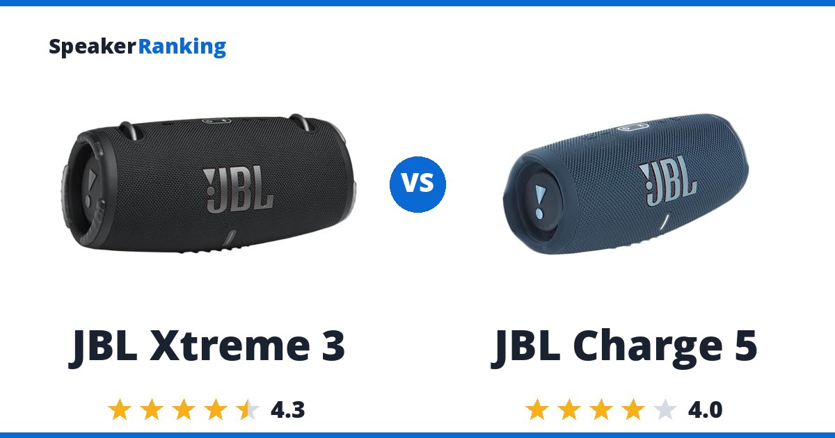 JBL Xtreme 3 vs JBL Charge 5