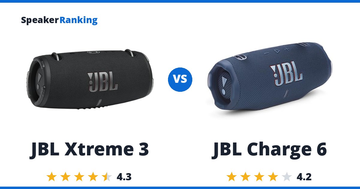 JBL Xtreme 3 vs JBL Charge 6