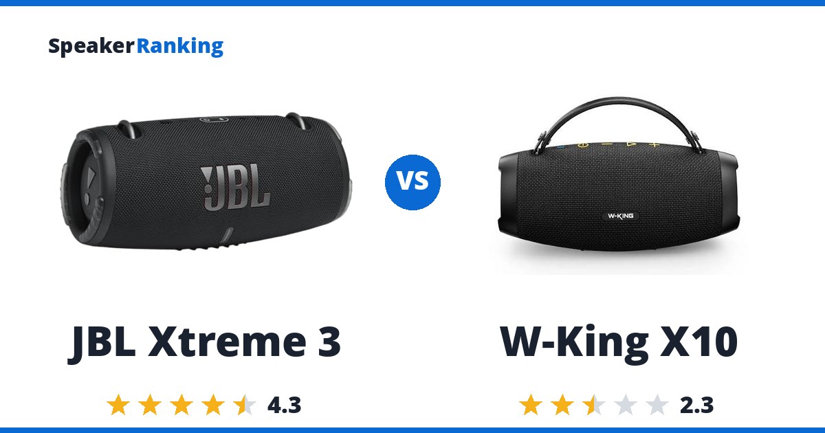 JBL Xtreme 3 vs W-King X10