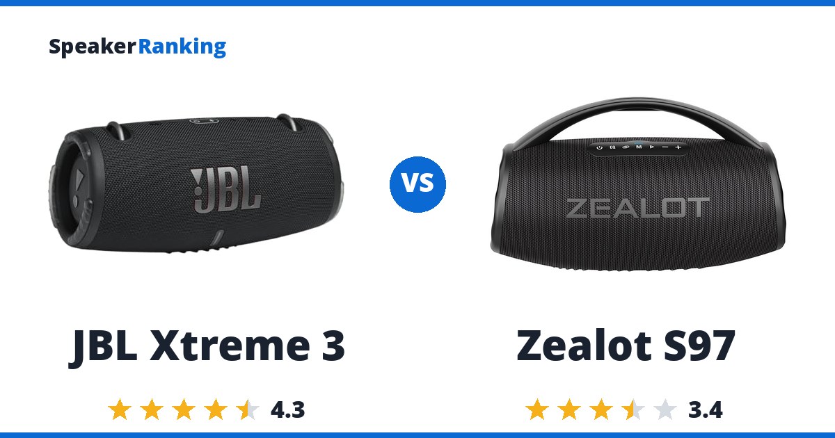 JBL Xtreme 3 vs Zealot S97