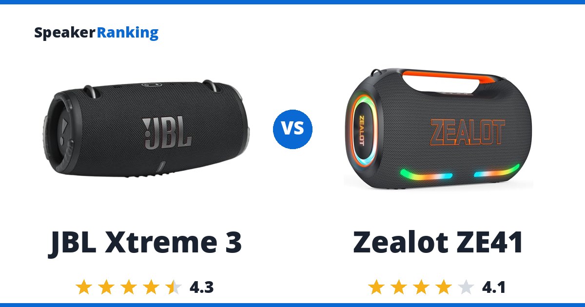 JBL Xtreme 3 vs Zealot ZE41