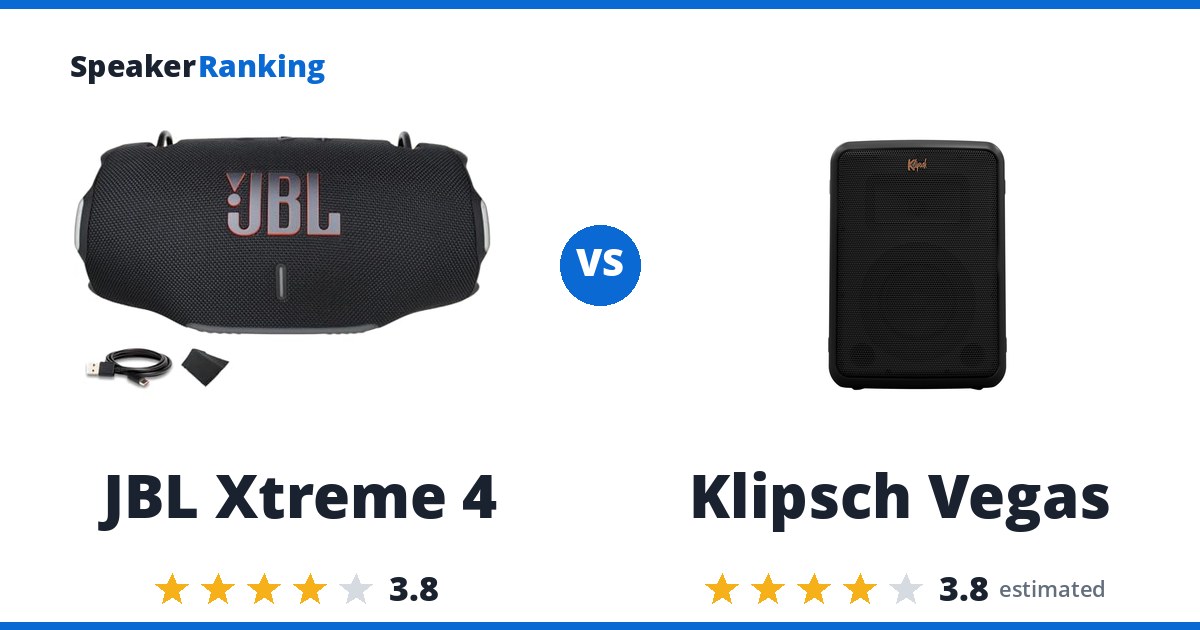 JBL Xtreme 4 vs Klipsch Vegas