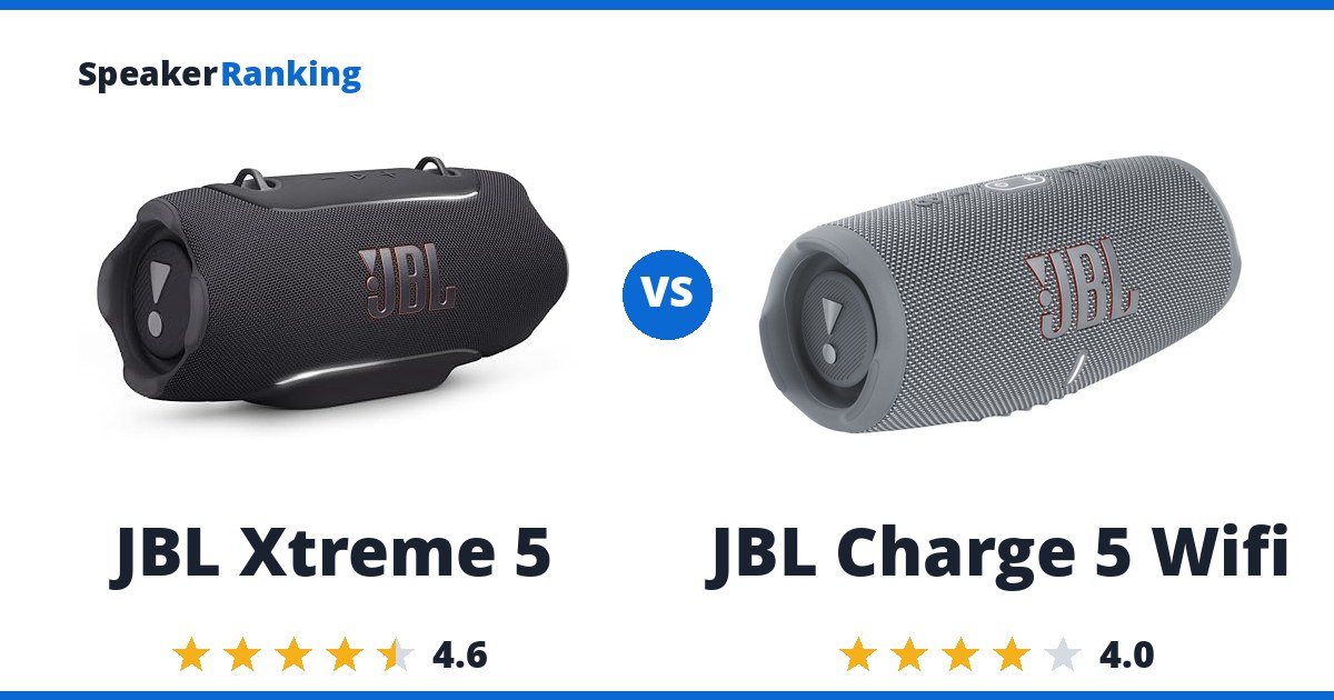 JBL Xtreme 5 vs JBL Charge 5 Wifi