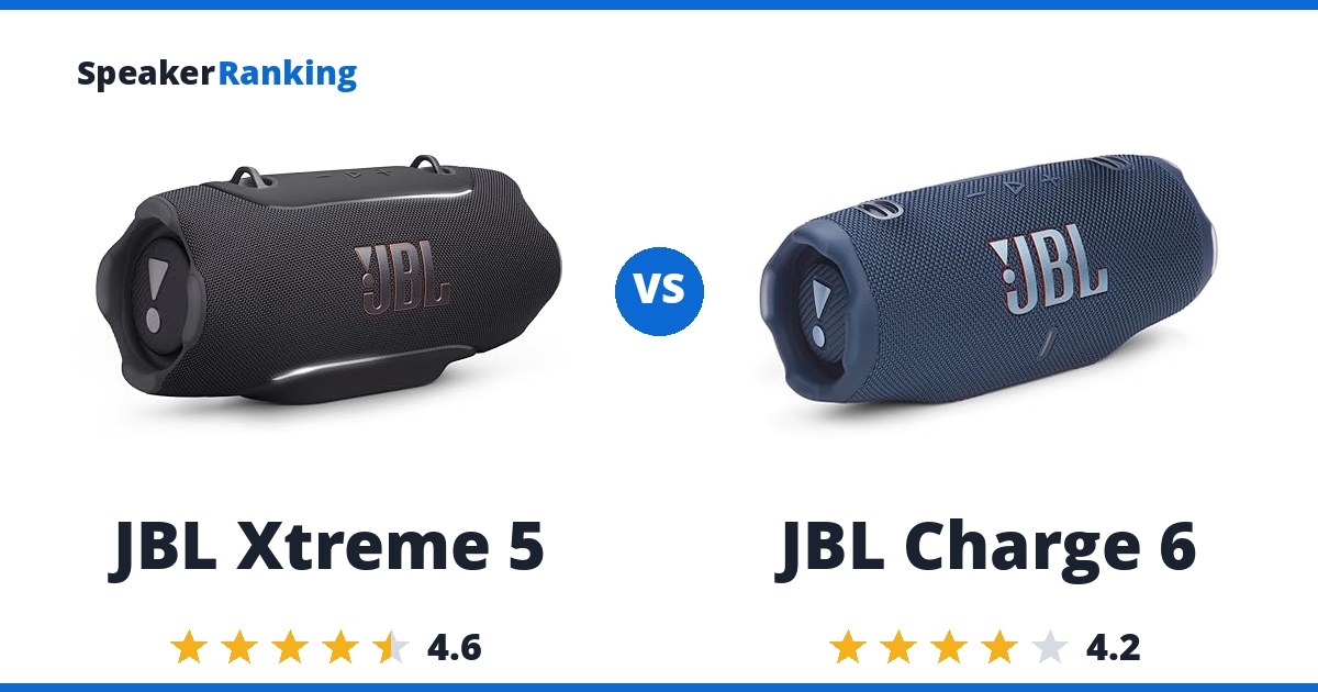 JBL Xtreme 5 vs JBL Charge 6