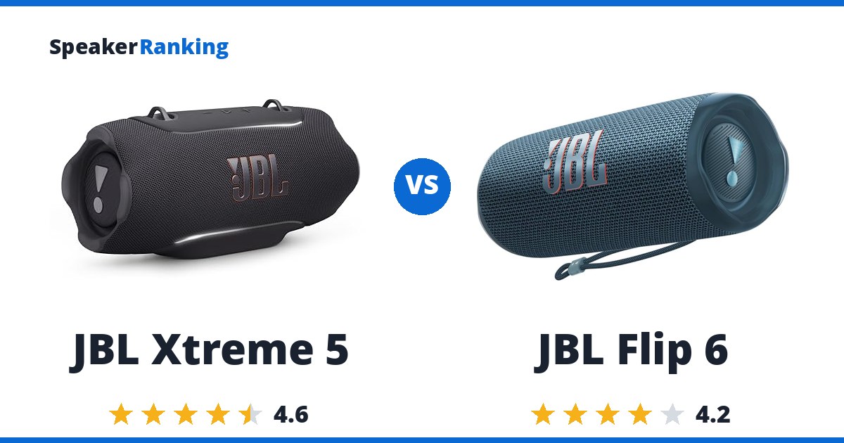 JBL Xtreme 5 vs JBL Flip 6