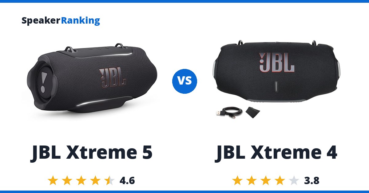 JBL Xtreme 5 vs JBL Xtreme 4