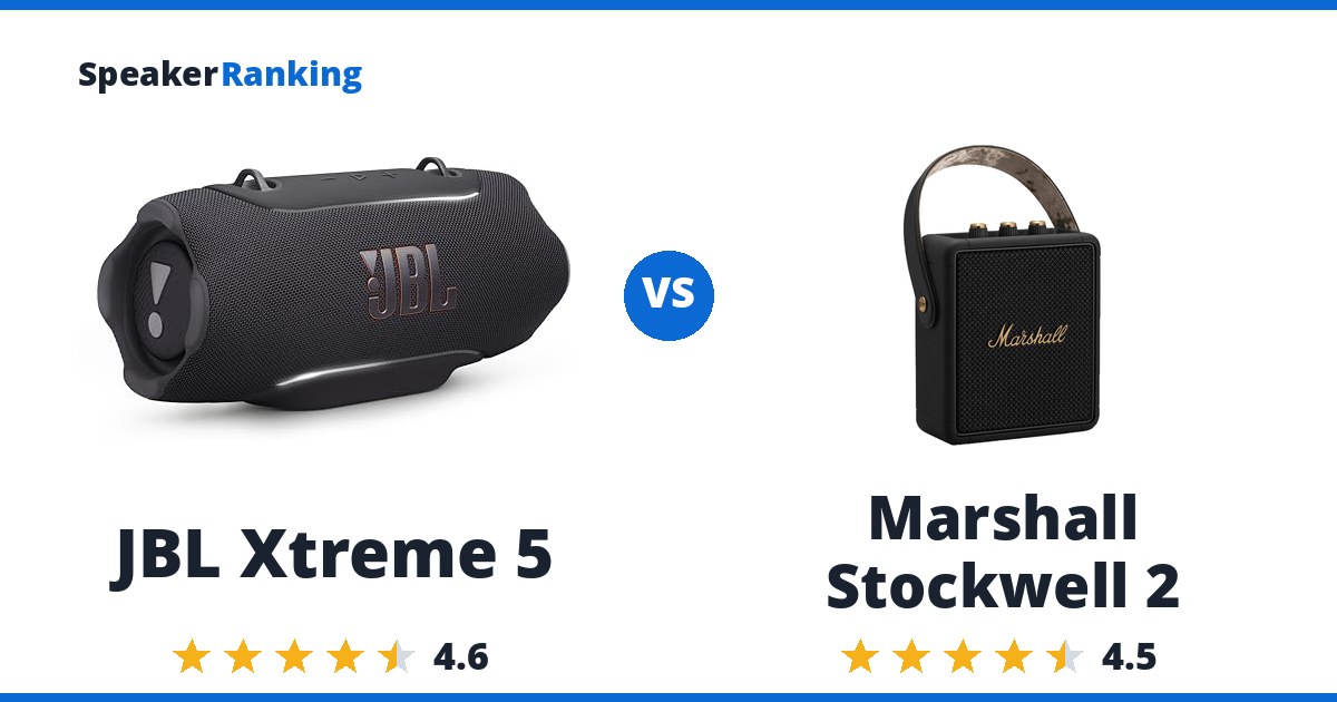 JBL Xtreme 5 vs Marshall Stockwell 2