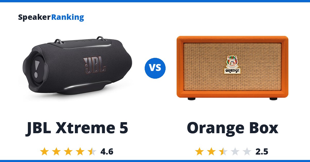 JBL Xtreme 5 vs Orange Box