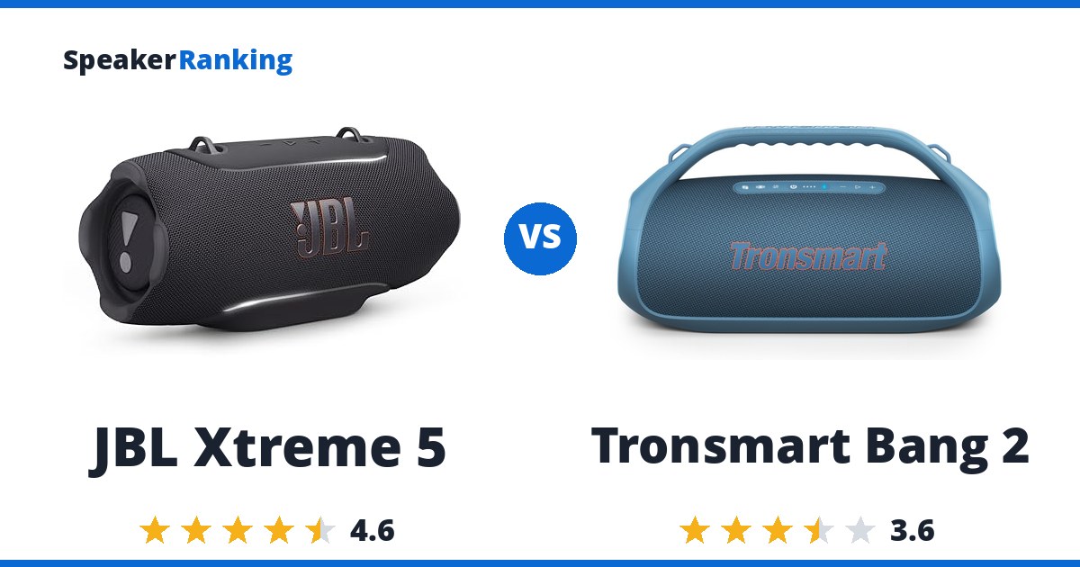 JBL Xtreme 5 vs Tronsmart Bang 2