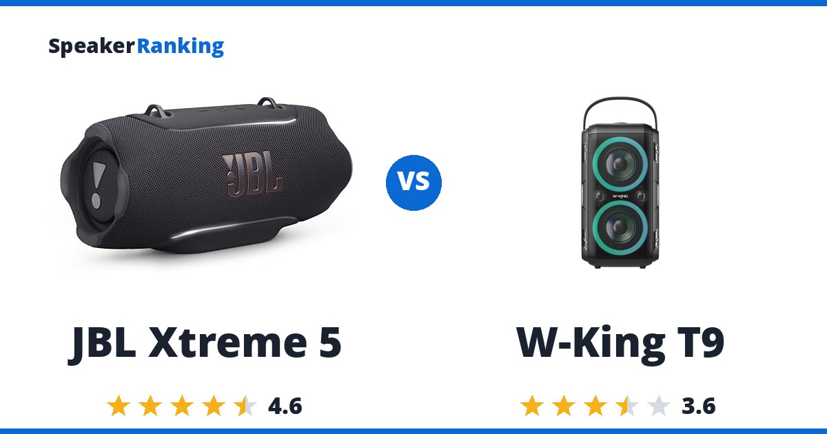 JBL Xtreme 5 vs W-King T9
