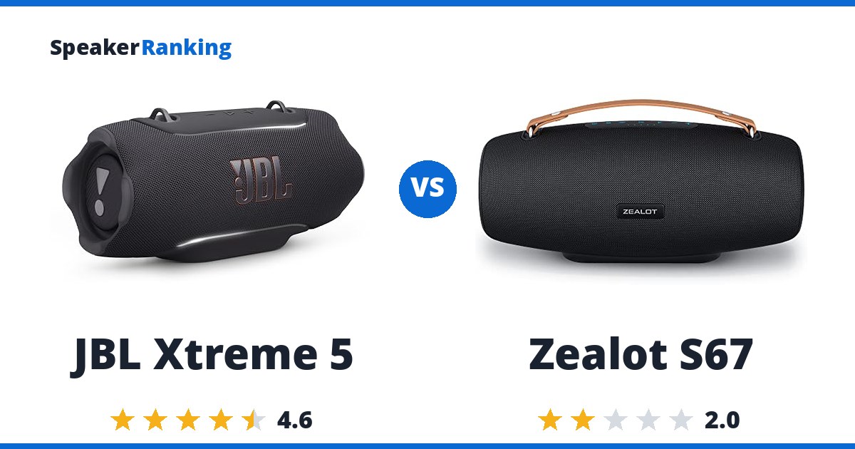 JBL Xtreme 5 vs Zealot S67