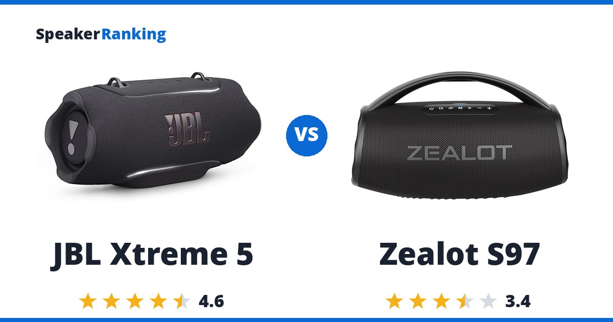 JBL Xtreme 5 vs Zealot S97
