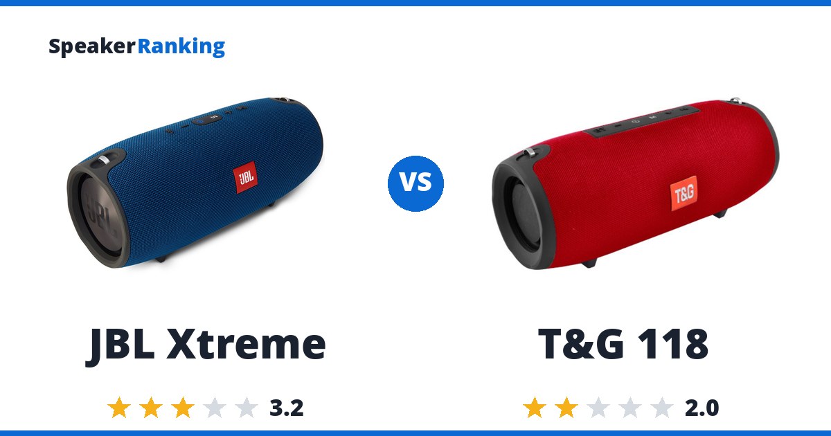 JBL Xtreme vs T&G 118