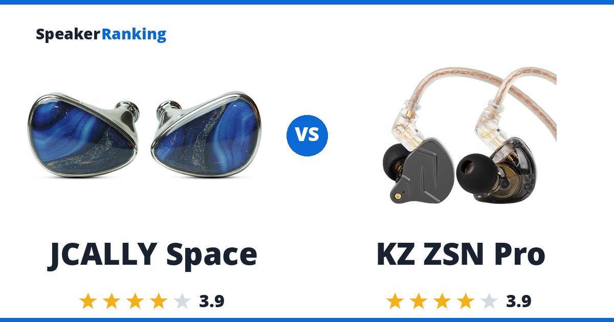JCALLY Space vs KZ ZSN Pro