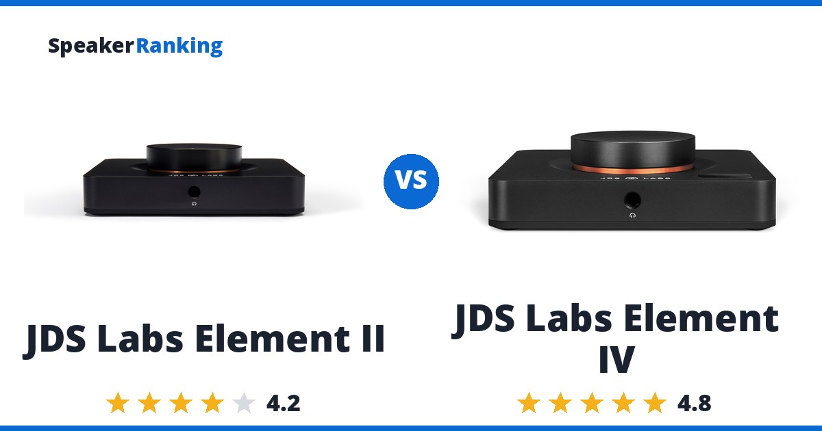 JDS Labs Element II vs JDS Labs Element IV