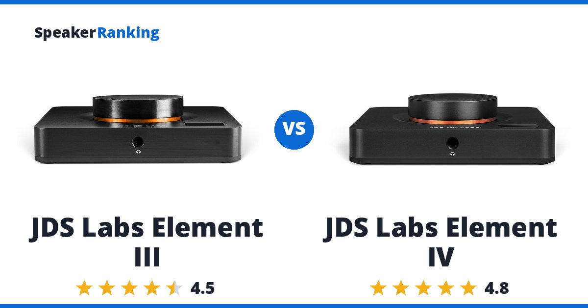 JDS Labs Element III vs JDS Labs Element IV