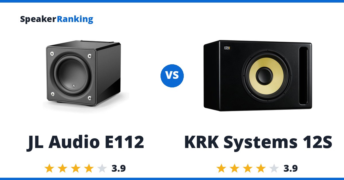 JL Audio E112 vs KRK Systems 12S