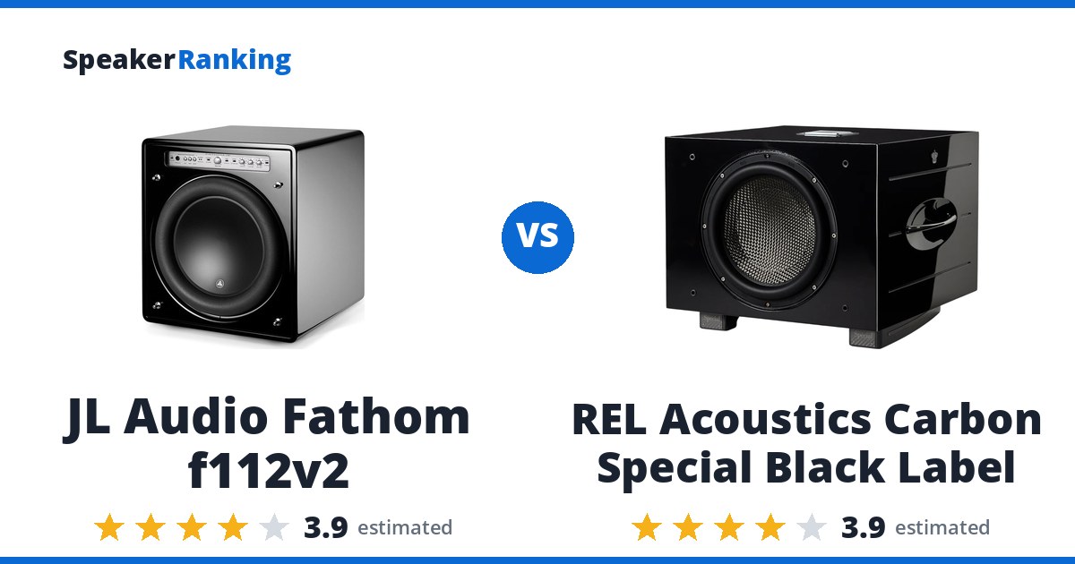 JL Audio Fathom f112v2 vs REL Acoustics Carbon Special Black Label