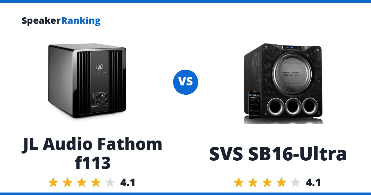 JL Audio Fathom f113 vs SVS SB16-Ultra