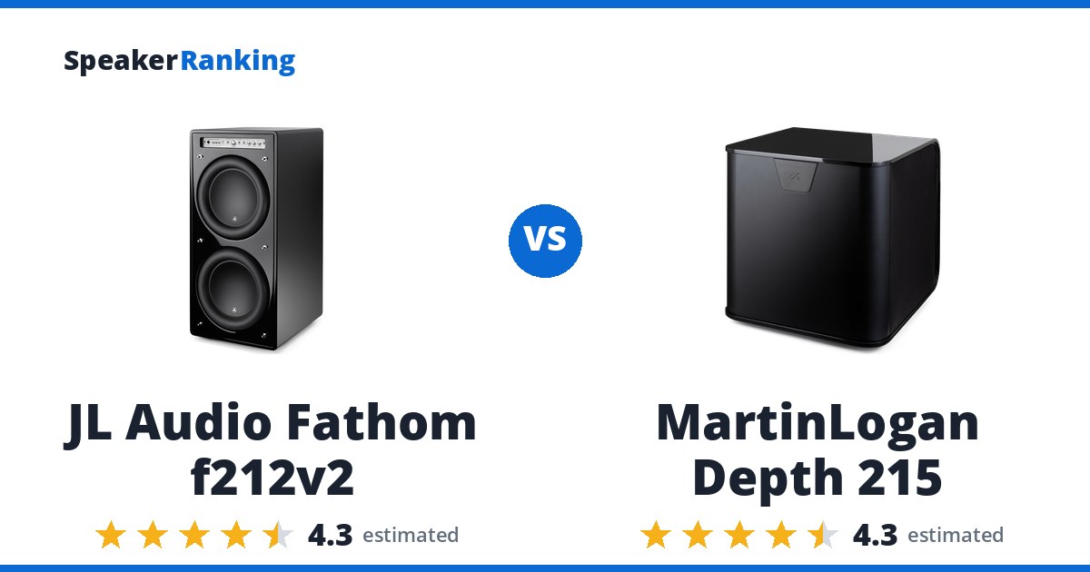 JL Audio Fathom f212v2 vs MartinLogan Depth 215