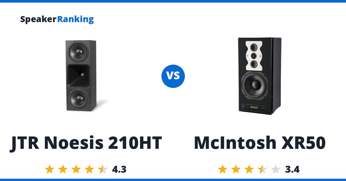JTR Noesis 210HT vs McIntosh XR50