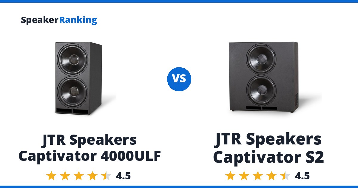 JTR Speakers Captivator 4000ULF vs JTR Speakers Captivator S2