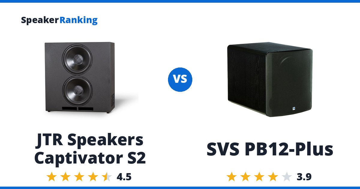 JTR Speakers Captivator S2 vs SVS PB12-Plus