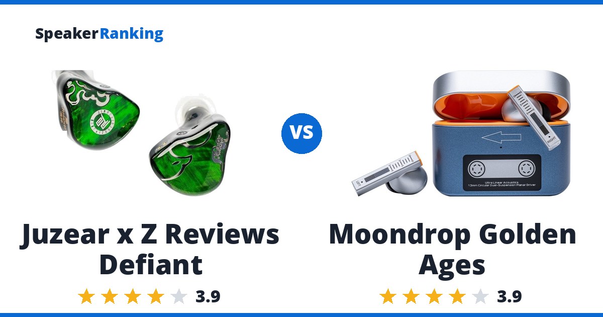 Juzear x Z Reviews Defiant vs Moondrop Golden Ages