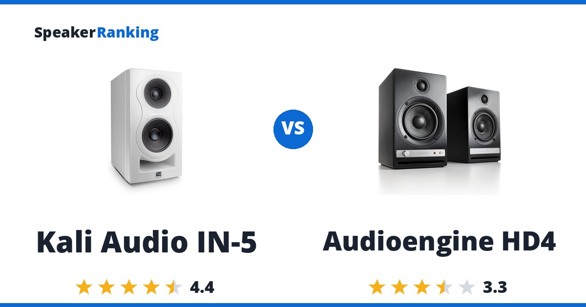 Kali Audio IN-5 vs Audioengine HD4