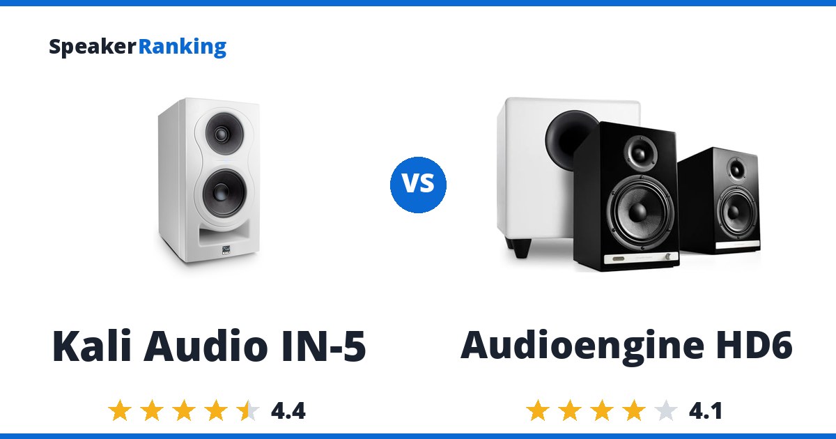 Kali Audio IN-5 vs Audioengine HD6