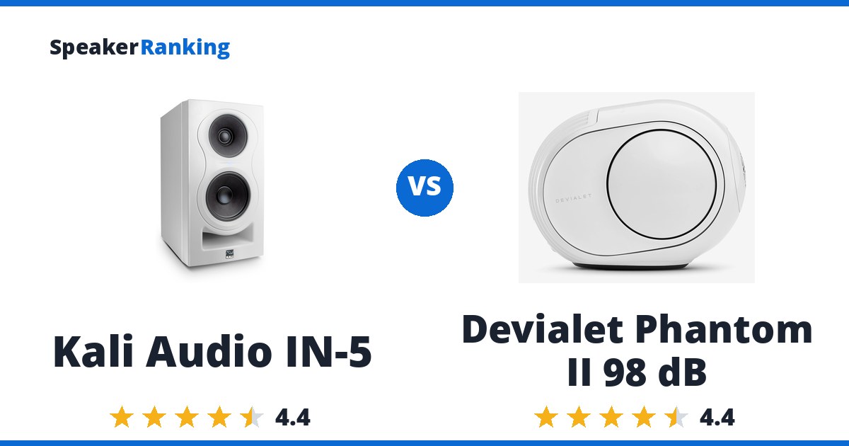 Kali Audio IN-5 vs Devialet Phantom II 98 dB