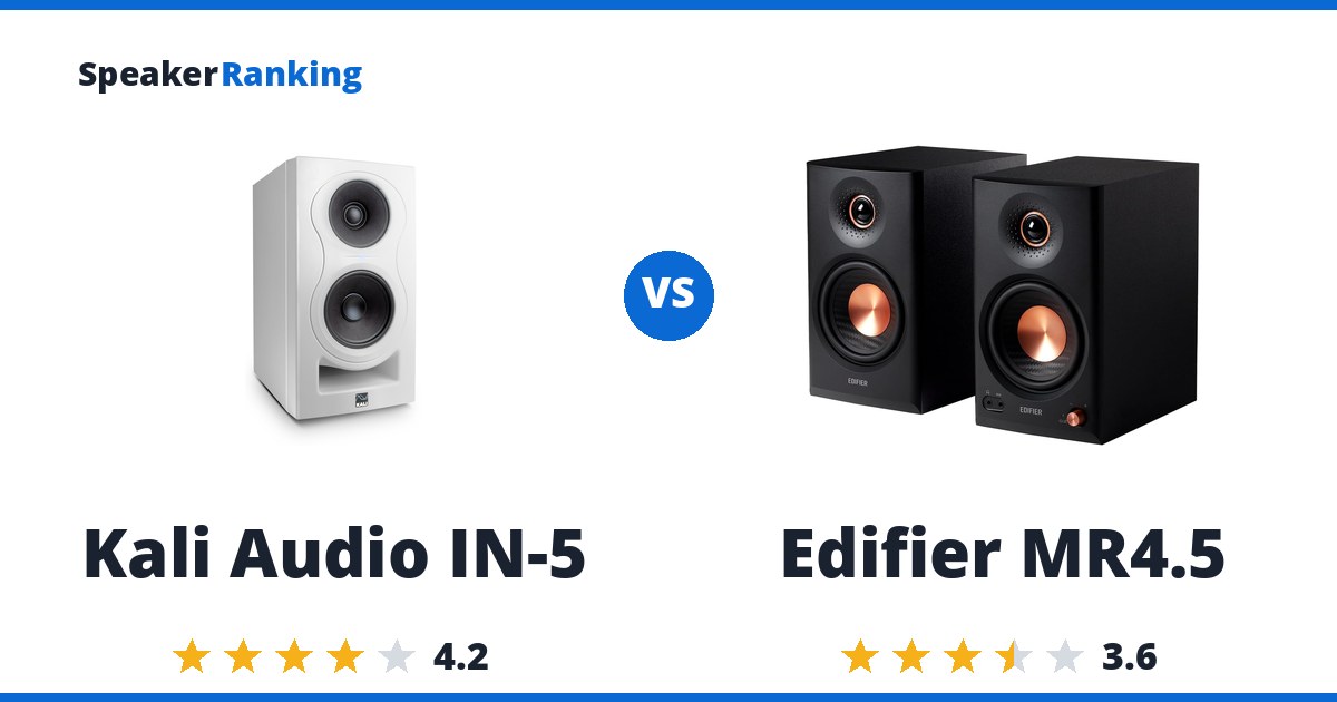 Kali Audio IN-5 vs Edifier MR4.5