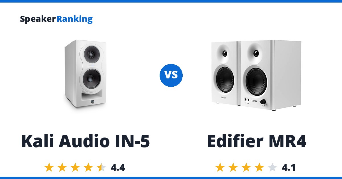 Kali Audio IN-5 vs Edifier MR4